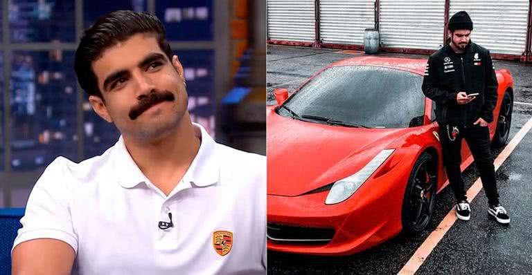 Caio Castro relata desespero de manobrista ao bater sua Ferrari de R$ 2,6 milhões - Reprodução/Instagram