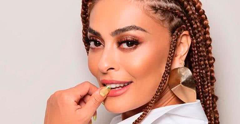 Juliana Paes abala estruturas com biquíni micro e saia transparente - Reprodução/Instagram/Guilherme Lima