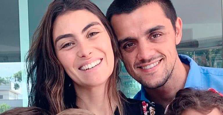 Felipe Simas e Mariana Uhlmann reúnem os filhos para mesversário do caçula - Reprodução/Instagram