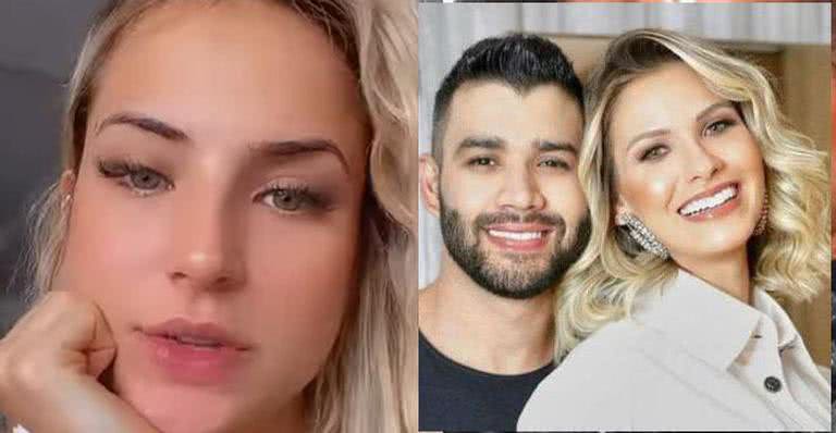 Ex-BBB Gabi Martins mete a colher no relacionamento de Gusttavo Lima e Andressa Suita - Reprodução/Instagram