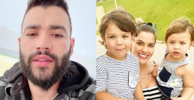 Gusttavo Lima não visita os filhos por conta da família de Suita, diz portal - Arquivo Pessoal