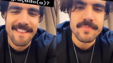 Caio Castro faz 'Quiz de Casal' sozinho - Instagram