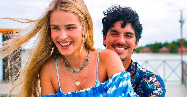 Gabriel Medina e Yasmin Brunet surgem em momento romântico - Reprodução/Instagram