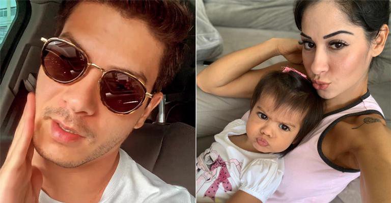 Arthur Aguiar dorme na mansão de Mayra Cardi após reação alérgica de Sophia - Instagram