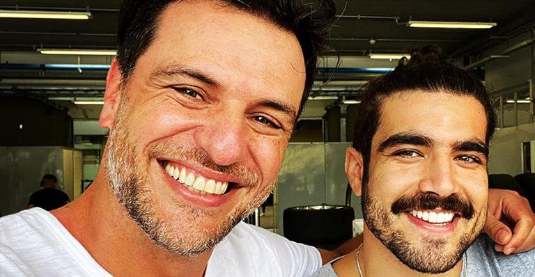 Tietou? Rodrigo Lombardi disse que pediu por clique com Caio Castro - Instagram