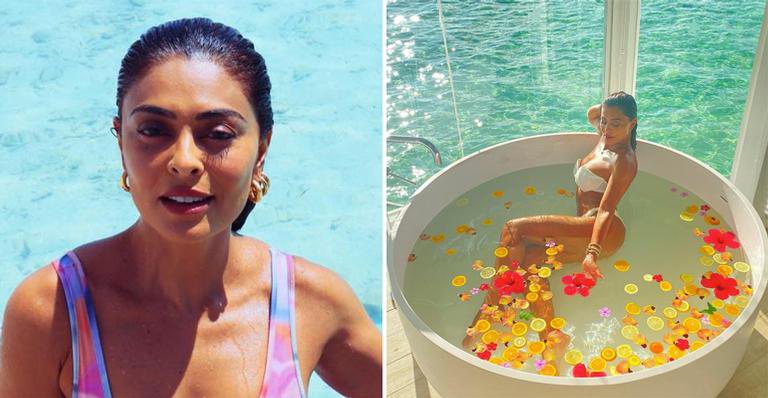 Nas Maldivas, Juliana Paes se hospeda em resort com diária de R$ 4,2 mil - Instagram