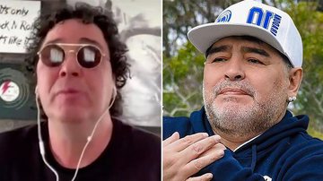 Ao vivo, Walter Casagrande chora ao comentar morte de Maradona - Instagram/@maradona