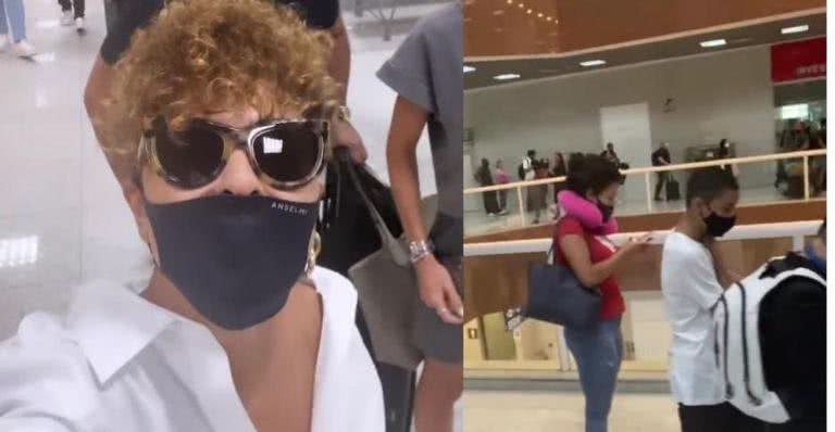 Juliana Paes reclama de fila no aeroporto - Reprodução/Instagram