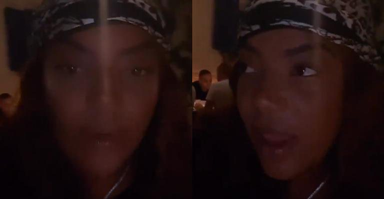 Como assim? Em Dubai, Ludmilla quebra pilha de pratos em restaurante luxuoso: "Tradição" - Reprodução/Instagram