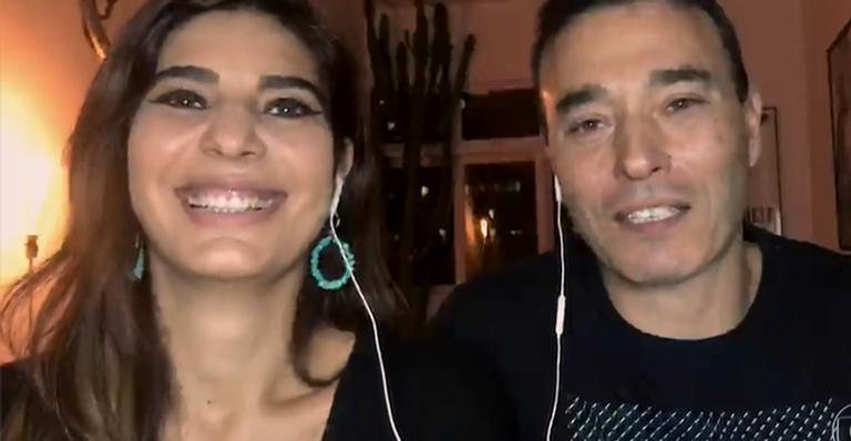 Finalmente! Grávida de 5 meses, Andréia Sadi revela nomes dos gêmeos com André Rizek - Reprodução/TV Globo