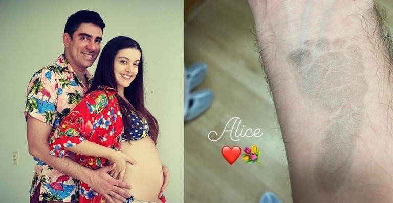 Nasce Alice, filha de Marcelo Adnet e Patrícia Cardoso - Reprodução/Instagram