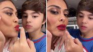 Caçula de Juliana Paes se recusa a beijar a mãe e motivo diverte web - Instagram