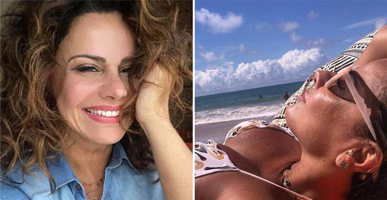 De biquíni, Viviane Araújo exibe corpão bronzeado em clique antigo - Instagram