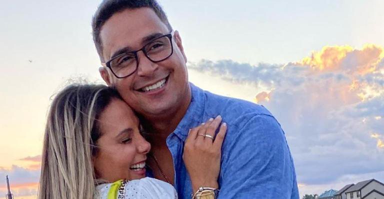 Carla Perez resgata foto apaixonante com Xanddy: ''Dia mais especial da minha vida'' - Arquivo Pessoal