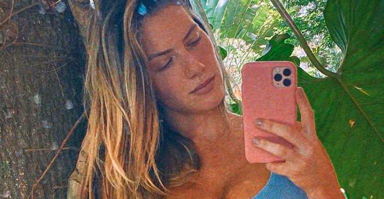 Poucos meses após ser mãe, Giovanna Ewbank ostenta barriga chapada de biquíni - Reprodução/Instagram