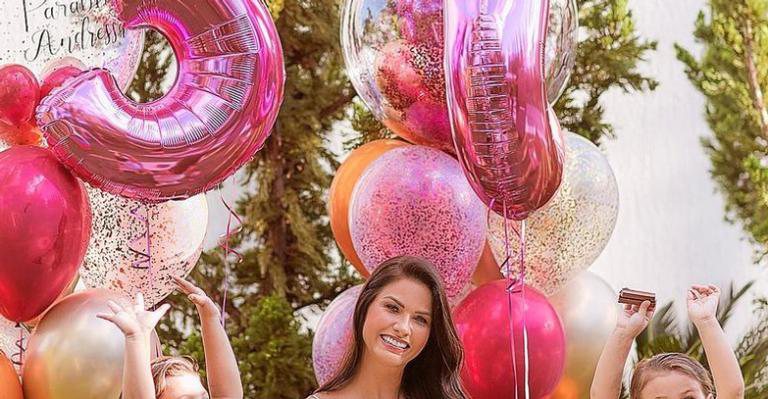 Andressa Suita celebra aniversário junto dos herdeiros - Instagram