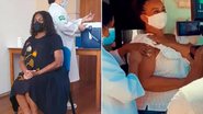 Solange Couto e Zezé Motta recebem primeira dose da Coronavac - Instagram