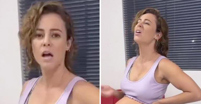 Grávida? Paolla Oliveira posa com 'barrigão' à mostra e brinca sobre quarentena - Instagram