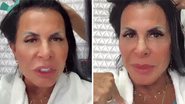 Gretchen mostra cabelo 'de verdade' ao tirar mega hair - Instagram