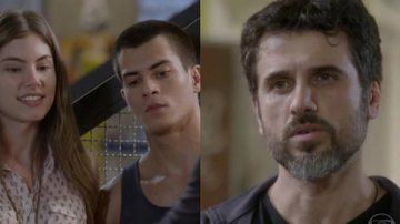 O casal está escondendo de Gael o romance que vivem, mas o dono da academia será rápido e perceberá o que está rolando; confira! - Reprodução/TV Globo