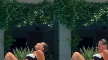 Gloria Pires curte banho de piscina e boa forma ganha elogios dos fã - Instagram