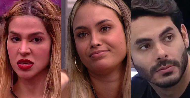 BBB21: Kerline, Sarah e Rodolffo formam o primeiro paredão da temporada - Reprodução/TV Globo