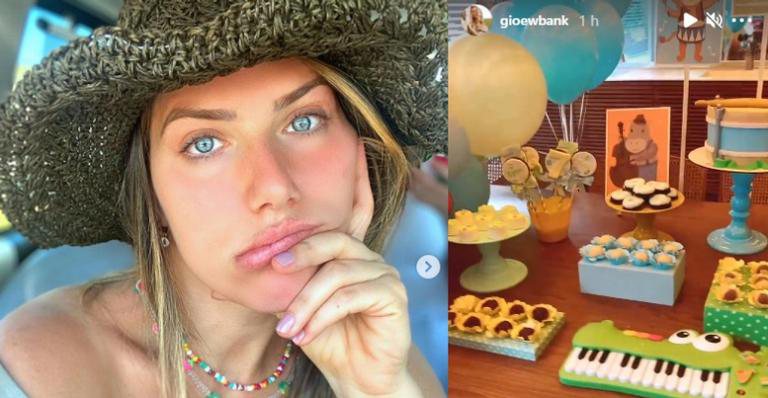 Giovanna Ewbank celebra aniversário do filho com festa intimista - Instagram