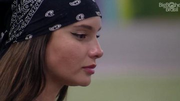 ''Não me dão abertura", diz Thais em desabafo - Reprodução/TV Globo