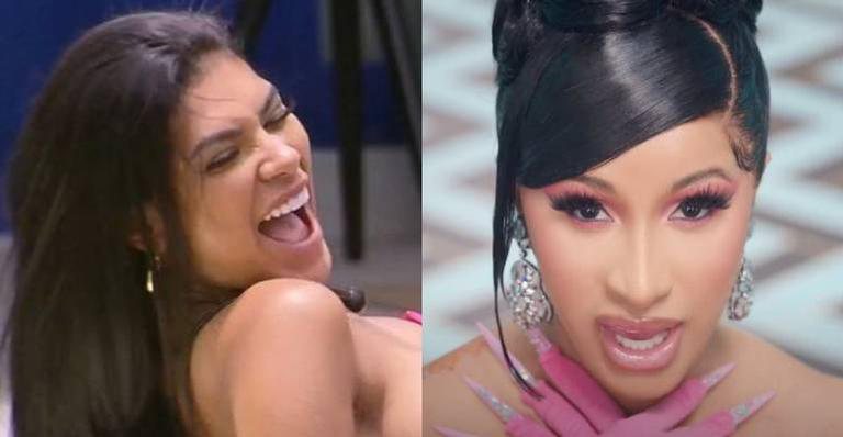 BBB21:  Pocah faz coreografia de hit de Cardi B e arranca elogios da rapper na web: "Fez melhor que eu" - Reprodução/TV Globo/YouTube