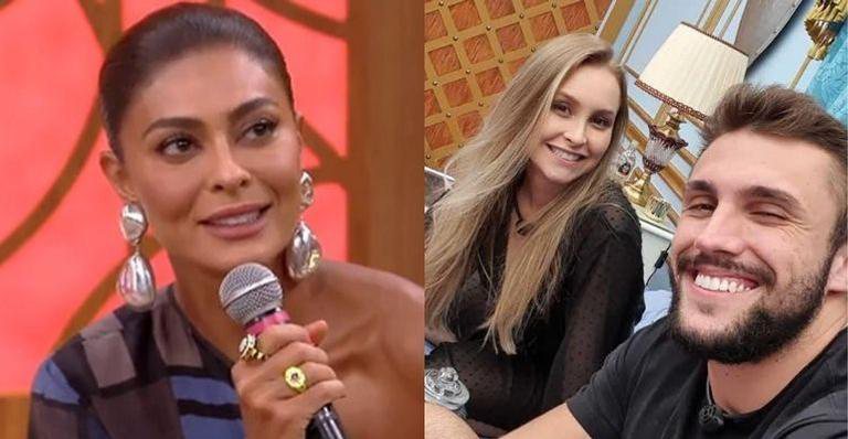 BBB21: Juliana Paes diz que Arthur está atrapalhando Carla Diaz - Reprodução/Globo