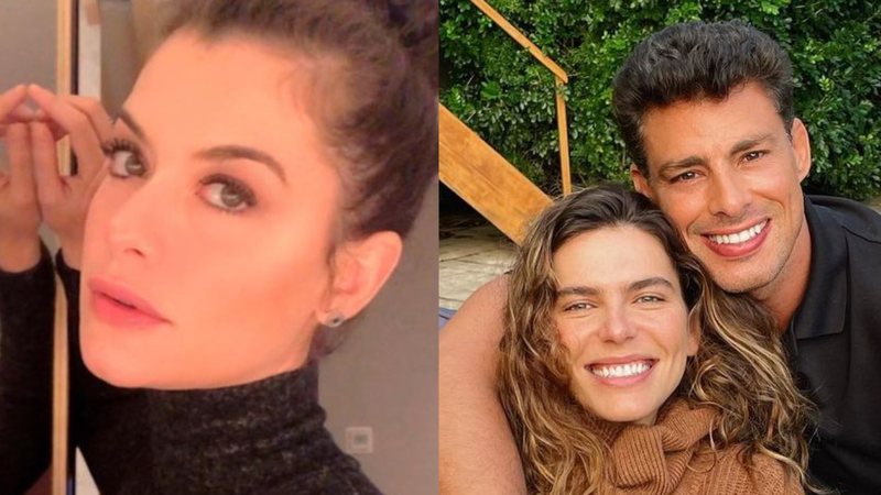 Alinne Moraes posa com o ex, Cauã Reymond - Arquivo Pessoal