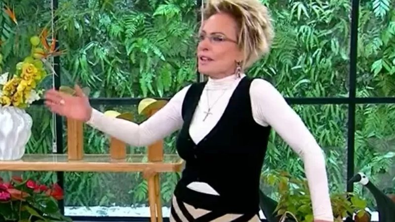 Ana Maria Braga faz piada com gafe no 'Mais Você' - Reprodução/TV Globo