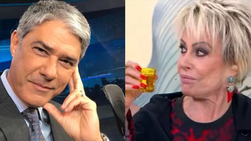 Ana Maria Braga rasga elogios para novo visual de Bonner - Reprodução / TV Globo