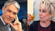 Ana Maria Braga rasga elogios para novo visual de Bonner - Reprodução / TV Globo