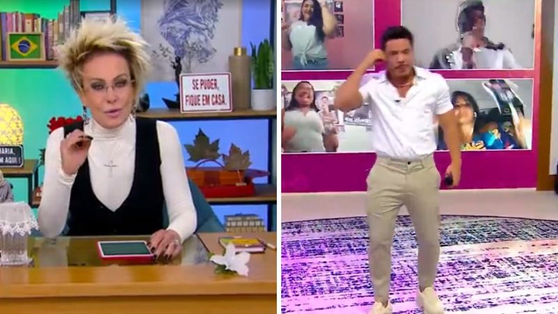 Ana Maria Braga se irrita durante apresentação de Wesley Safadão e solta palavrão: "Cadê o som, car..." - Reprodução/TV Globo