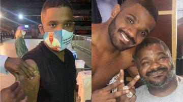 Aos 29 anos, Arlindinho é vacinado com máscara em homenagem ao pai e revela pavor: "Não tenho maturidade" - Reprodução/Instagram