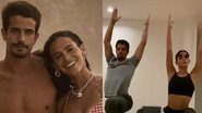 Marquezine e Enzo Celulari praticam ioga juntos - Arquivo Pessoal