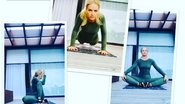 Em clique raro, Angélica aparece concentrada praticando exercícios de Yoga: "Namastê" - Reprodução/Instagram