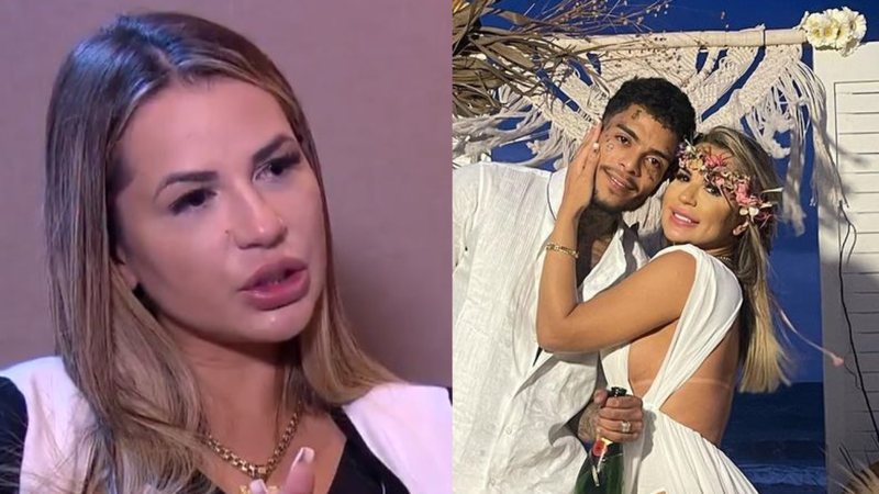 Esposa de MC Kevin agride modelo durante depoimento na delegacia - Arquivo Pessoal / TV Record