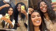 Ex-BBBs Camilla e Pocah se encontram e reproduzem memes do programa: "Beijinhos, beijinhos" - Reprodução/Instagram