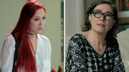 A ruiva está cada vez mais irritada com as declarações do amigo e decidirá contar tudo para a mãe do rapaz - Reprodução/TV Globo