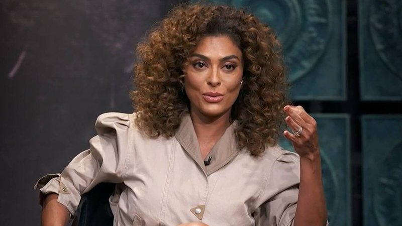 Que situação! Juliana Paes relembra quando tapa-sexo de ator soltou no meio da cena: "Senti na coxa" - Reprodução/GNT