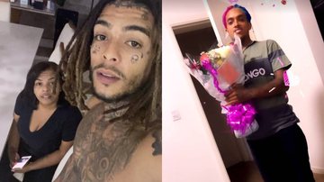 Mãe de MC Kevin é surpreendida por MC Brinquedo com buquê de flores e se emociona: "Ganhei um filho" - Reprodução/Instagram