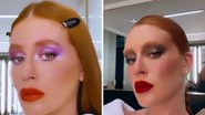 Marina Ruy Barbosa aparece com make escandalosa e sobrancelha arrepiada, mas faz mistério do motivo da produção - Reprodução/Instagram