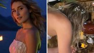 Convite em folha de bananeira, buffet restrito, vestido curioso: os detalhes do casamento de Sasha Meneghel - Reprodução/Instagram