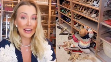 Ana Paula Siebert impressiona ao exibir coleção de sapatos - Arquivo Pessoal