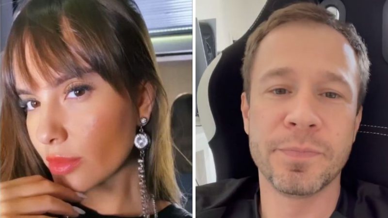 Tiago Leifert deixa comentário inusitado em foto em que ex-BBB Thais Braz surgiu ostentando: "Essa bolsa aí" - Reprodução/TV Globo