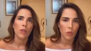 Após desabafo misterioso, Wanessa Camargo esclarece que está em momento delicado: "Tenho lutado para superar" - Reprodução/Instagram