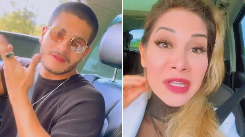 Oi? Arthur Aguiar e Maíra Cardi dizem que viveram milagre a caminho de culto evangélico - Reprodução/Instagram