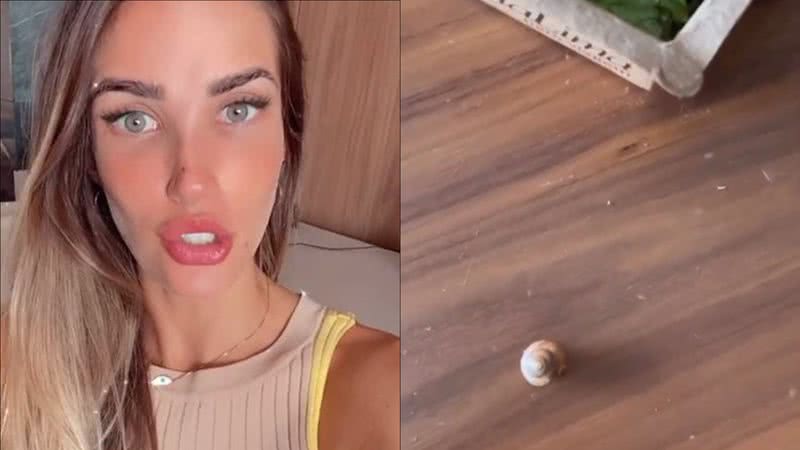 Ex-BBB Aline Gotschalg encontra caramujo na comida de restaurante: "Nunca mais" - Reprodução/Instagram